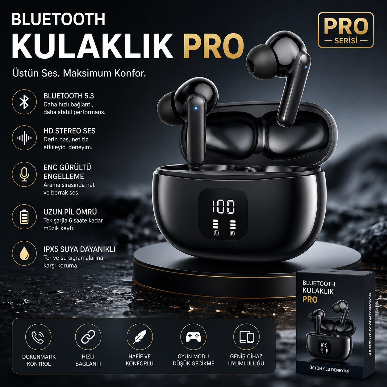 NexusCore Tech kulaklık ürün görseli