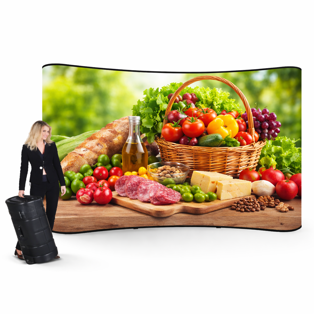 3x1 Oval Örümcek Stand (Pop-Up Display)