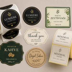 Özel Kesim Etiket ve Sticker Baskı