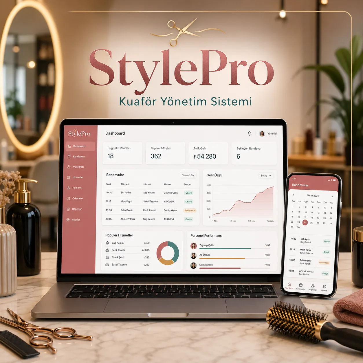 StylePro Kuaför Uygulaması